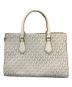 MICHAEL KORS (マイケル・コース) SHEILA センタージップ サッチェル ミディアム ホワイト：11000円