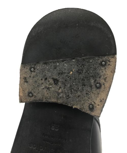 Acne studios（アクネ ストゥディオス）Acne studios (アクネ ストゥディオス) ポインテッドトゥ レースアップシューズ ブラック×ブルー サイズ:38の古着・服飾アイテム