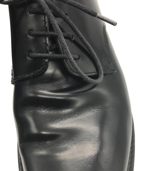 Acne studios（アクネ ストゥディオス）Acne studios (アクネ ストゥディオス) ポインテッドトゥ レースアップシューズ ブラック×ブルー サイズ:38の古着・服飾アイテム