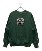 BlackEyePatch×Championブラックアイパッチ×チャンピオン）の古着「OG LABEL CREW SWEAT」｜グリーン