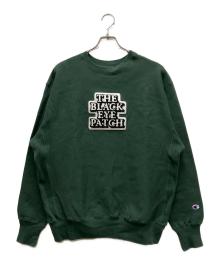 BlackEyePatch×Champion（ブラックアイパッチ×チャンピオン）の古着「OG LABEL CREW SWEAT」｜グリーン