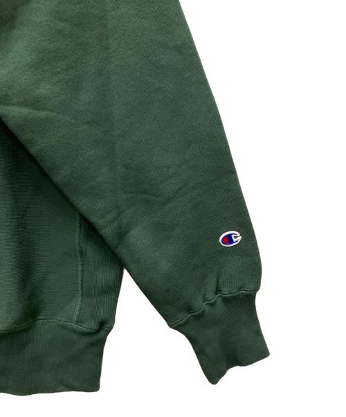 BlackEyePatch（ブラックアイパッチ）BlackEyePatch (ブラックアイパッチ) Champion (チャンピオン) OG LABEL CREW SWEAT グリーン サイズ:Lの古着・服飾アイテム