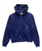 sound sportsサウンドスポーツ）の古着「刺繍ジップパーカー」｜ブルー