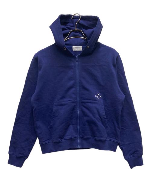 sound sports（サウンドスポーツ）SOUND SPORTS (サウンドスポーツ) 刺繍ジップパーカー ブルー サイズ:Mの古着・服飾アイテム