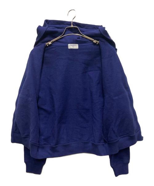 sound sports（サウンドスポーツ）SOUND SPORTS (サウンドスポーツ) 刺繍ジップパーカー ブルー サイズ:Mの古着・服飾アイテム