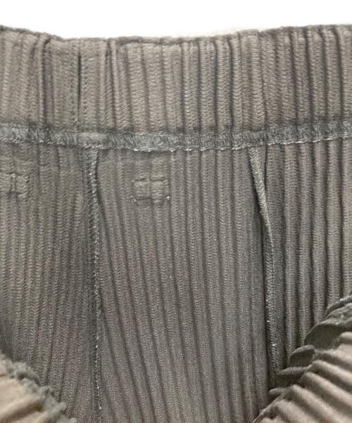 HOMME PLISSE ISSEY MIYAKE（オム プリッセ イッセイ ミヤケ）HOMME PLISSE ISSEY MIYAKE (オム プリッセ イッセイ ミヤケ) 21AW SOLID PLEATS パンツ グレー サイズ:1の古着・服飾アイテム
