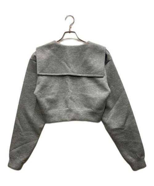 BASICKS（ベイシックス）BASICKS (ベイシックス) SAILOR BONDED SWEAT グレー サイズ:Sの古着・服飾アイテム
