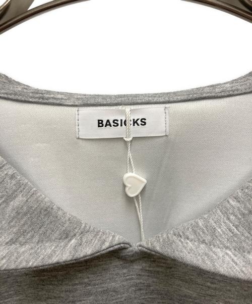 BASICKS（ベイシックス）BASICKS (ベイシックス) SAILOR BONDED SWEAT グレー サイズ:Sの古着・服飾アイテム