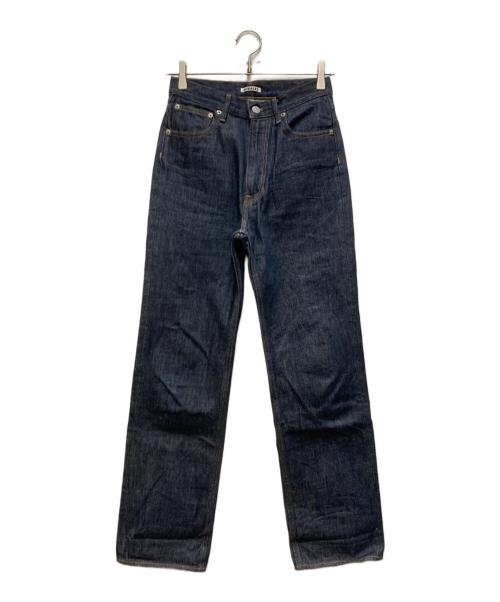 AURALEE（オーラリー）AURALEE (オーラリー) HARD TWIST DENIM 5P PANTS ネイビー サイズ:63.5cm (W25)の古着・服飾アイテム