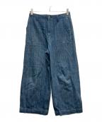 45Rフォーティファイブ・アール）の古着「ベイカーパンツ」｜スカイブルー