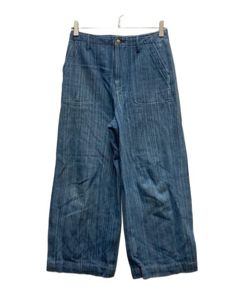 45R（フォーティファイブ・アール）45R (フォーティファイブ・アール) ベイカーパンツ スカイブルー サイズ:Sの古着・服飾アイテム