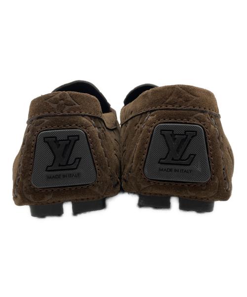 LOUIS VUITTON（ルイ ヴィトン）LOUIS VUITTON (ルイ ヴィトン) LVドライバー・ライン モカシン ブラウン サイズ:9 1/2の古着・服飾アイテム
