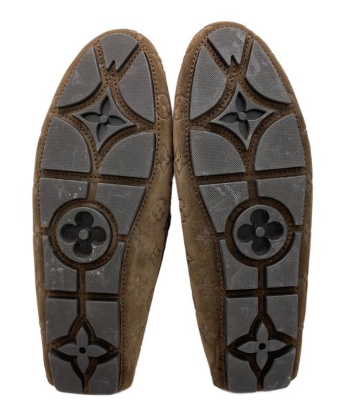 LOUIS VUITTON（ルイ ヴィトン）LOUIS VUITTON (ルイ ヴィトン) LVドライバー・ライン モカシン ブラウン サイズ:9 1/2の古着・服飾アイテム