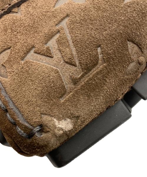 LOUIS VUITTON（ルイ ヴィトン）LOUIS VUITTON (ルイ ヴィトン) LVドライバー・ライン モカシン ブラウン サイズ:9 1/2の古着・服飾アイテム