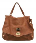 zanellatoザネラート）の古着「ポスティーナバッグ」｜ブラウン