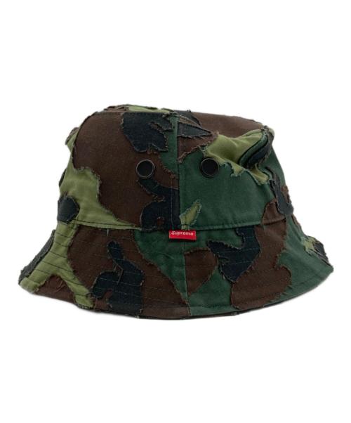 SUPREME（シュプリーム）SUPREME (シュプリーム) Layered Camo Crusher Hat カーキの古着・服飾アイテム