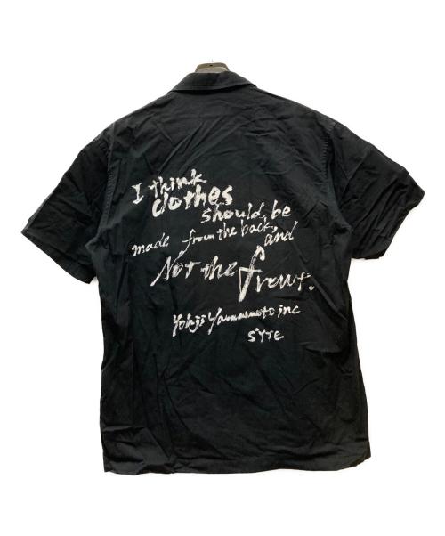 s'yte（サイト）s'yte (サイト) ジップアップ半袖シャツ ブラック サイズ:3の古着・服飾アイテム