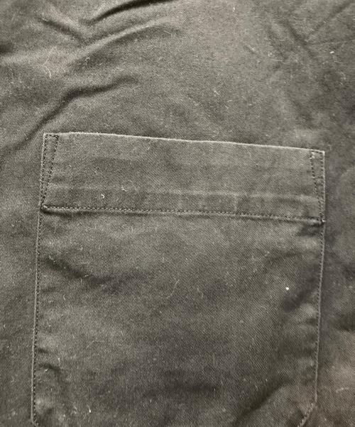 s'yte（サイト）s'yte (サイト) ジップアップ半袖シャツ ブラック サイズ:3の古着・服飾アイテム