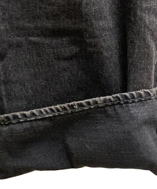 doublet（ダブレット）doublet (ダブレット) SILK DENIM PANT CUT OFF JUMPSUIT ブラック サイズ:Sの古着・服飾アイテム