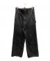 doublet（ダブレット）の古着「SILK DENIM PANT CUT OFF JUMPSUIT」｜ブラック