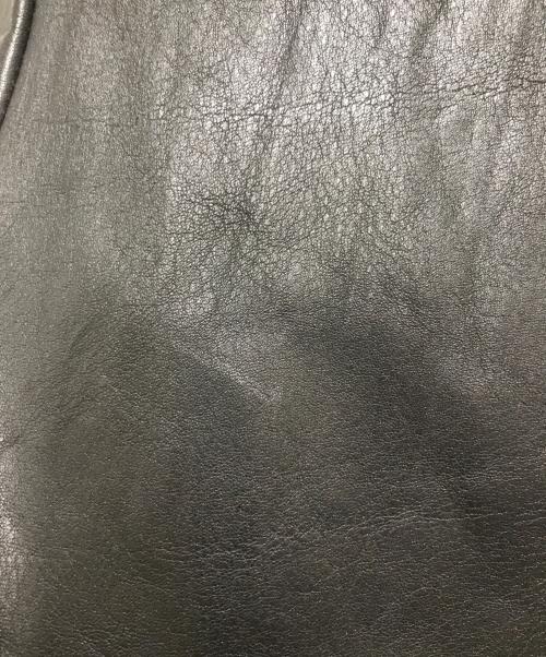 JJJJound（ジョウンド）JJJJound (ジョウンド) ECCO Leather Coach Jacket ブラック サイズ:Sの古着・服飾アイテム