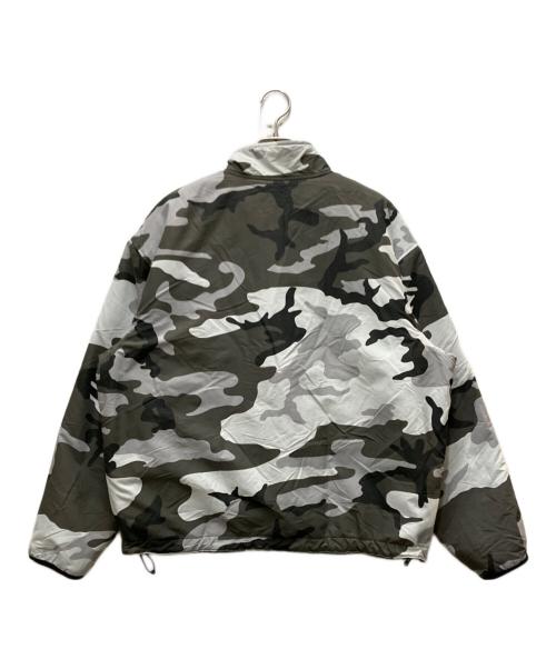 SUPREME（シュプリーム）Supreme (シュプリーム) Polartec Shearling Reversible グレー×ホワイト サイズ:Mの古着・服飾アイテム