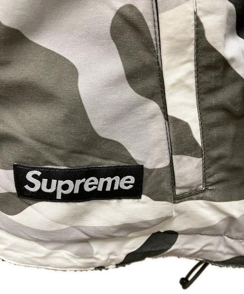 SUPREME（シュプリーム）Supreme (シュプリーム) Polartec Shearling Reversible グレー×ホワイト サイズ:Mの古着・服飾アイテム