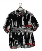 WACKO MARIAワコマリア）の古着「RESERVOIR DOGS HAWAIIAN SHIRT」｜ブラック×ホワイト