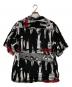 WACKO MARIA (ワコマリア) RESERVOIR DOGS HAWAIIAN SHIRT ブラック×ホワイト サイズ:Ｍ　：20000円