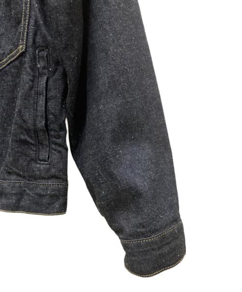 gold（ゴールド）gold (ゴールド) 11.5oz DENIM PLEATED BLOUSE インディゴ サイズ:38の古着・服飾アイテム