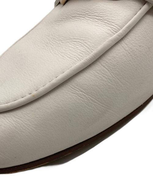 TOD'S（トッズ）TOD'S (トッズ) T タイムレスローファー ホワイト サイズ:36の古着・服飾アイテム