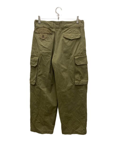 French Army（フランス軍）French Army (フランス軍) M-47 前期型カーゴパンツ カーキ サイズ:23の古着・服飾アイテム