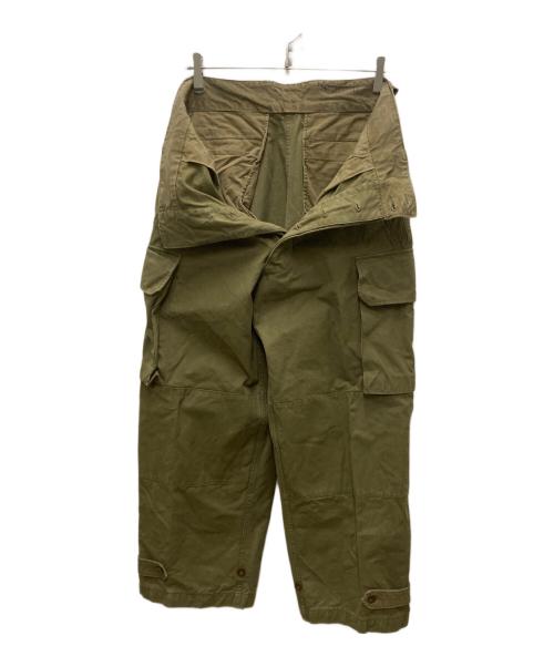 French Army（フランス軍）French Army (フランス軍) M-47 前期型カーゴパンツ カーキ サイズ:23の古着・服飾アイテム