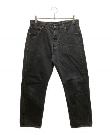中古・古着通販】LEVI'S (リーバイス) 501 後染めブラックデニムパンツ