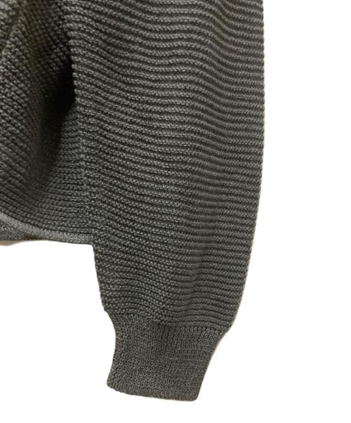 digawel（ディガウェル）DIGAWEL (ディガウェル) Cotton knit polo グレー サイズ:2の古着・服飾アイテム