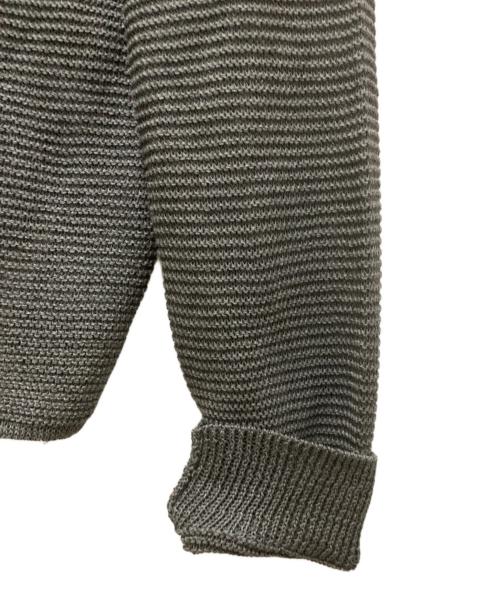 digawel（ディガウェル）DIGAWEL (ディガウェル) Cotton knit polo グレー サイズ:2の古着・服飾アイテム