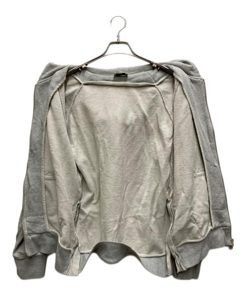 Acne studios（アクネ ストゥディオス）ACNE STUDIOS (アクネ ストゥディオス) JUSTIN ジップパーカー グレー サイズ:Sの古着・服飾アイテム