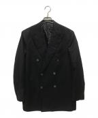 CARUSOカルーゾ）の古着「モヘア＆シルク混 ウールテーラードジャケット」｜ネイビー