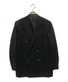 CARUSO（カルーゾ）の古着「モヘア＆シルク混 ウールテーラードジャケット」｜ネイビー