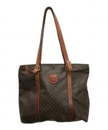 CELINE（セリーヌ）の古着「マカダムトートバッグ」｜ブラウン