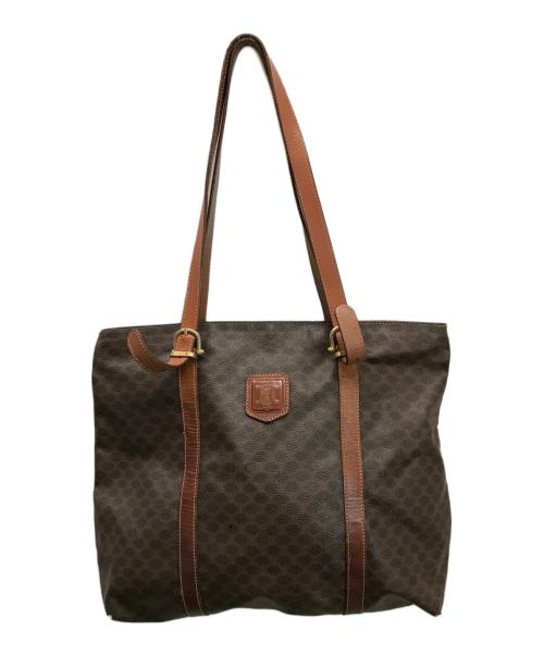 CELINE（セリーヌ）CELINE (セリーヌ) マカダムトートバッグ ブラウンの古着・服飾アイテム