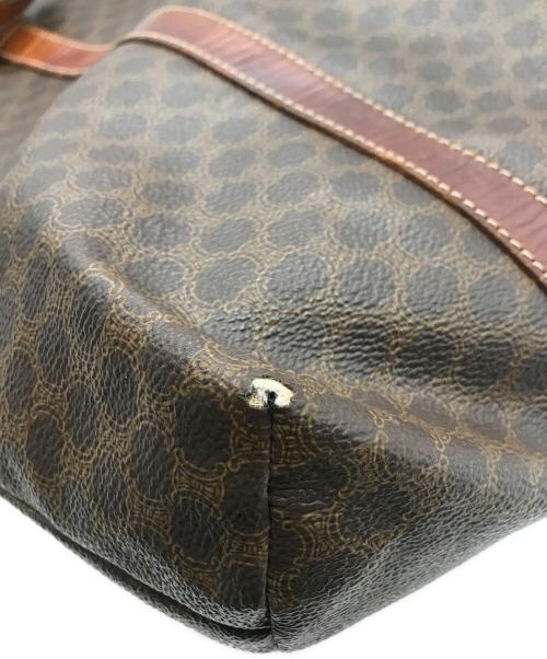 CELINE（セリーヌ）CELINE (セリーヌ) マカダムトートバッグ ブラウンの古着・服飾アイテム
