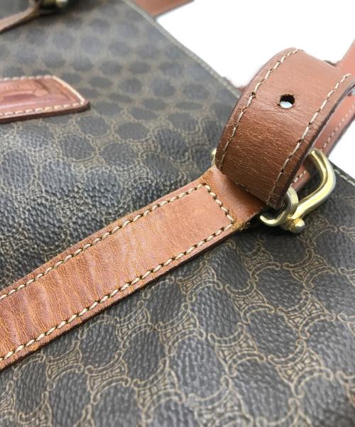 CELINE（セリーヌ）CELINE (セリーヌ) マカダムトートバッグ ブラウンの古着・服飾アイテム