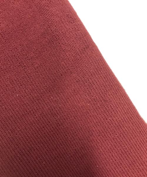 MIU MIU（ミュウミュウ）MIU MIU (ミュウミュウ) 00'S レザー切替バーシティジャケット ベージュ×レッド サイズ:42の古着・服飾アイテム