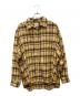 KAMIYA（カミヤ）の古着「オーバーサイズチェックシャツ」｜イエロー