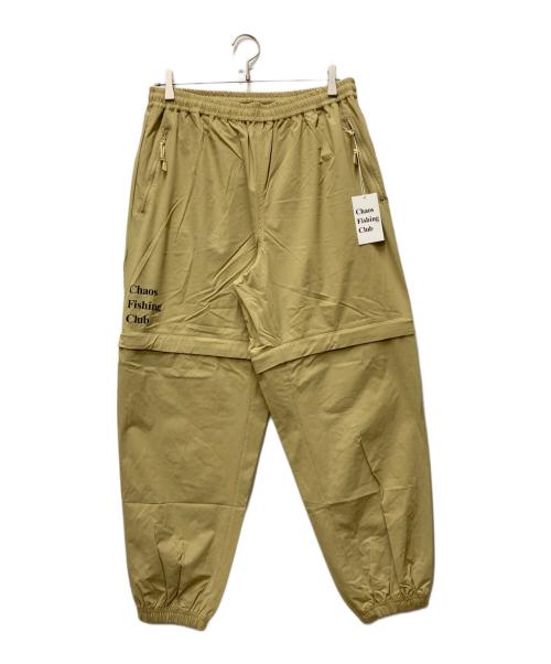CHAOS FISHING CLUB（カオスフィッシングクラブ）CHAOS FISHING CLUB (カオスフィッシングクラブ) 2WAY Track Pants ベージュ サイズ:XLの古着・服飾アイテム
