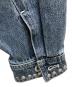 中古・古着 Nora Lily (ノラリリー) Studs Denim Switching Coverall Jacket ネイビー サイズ:FREE：8000円