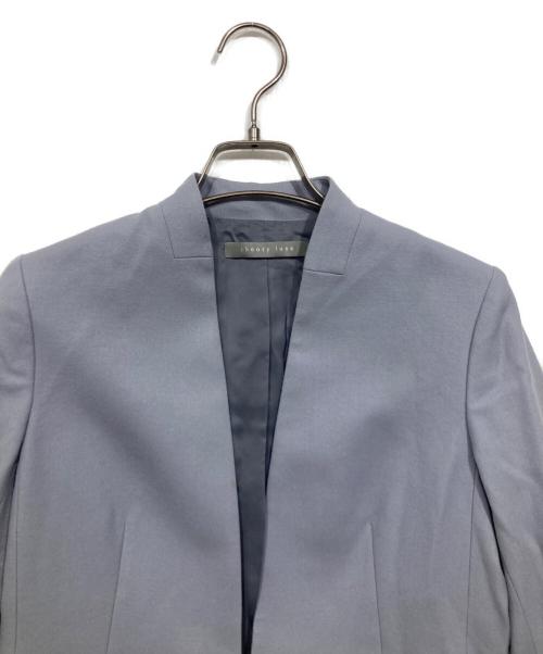 theory luxe（セオリーリュクス）theory luxe (セオリーリュクス) DONNA2 ノーカラージャケット パープル サイズ:36の古着・服飾アイテム