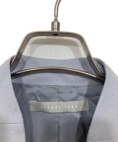 theory luxe（セオリーリュクス）theory luxe (セオリーリュクス) DONNA2 ノーカラージャケット パープル サイズ:36の古着・服飾アイテム