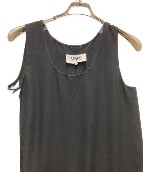 MM6 Maison Margiela（エムエムシックスメゾンマルジェラ）MM6 Maison Margiela (エムエムシックスメゾンマルジェラ) ノースリーブワンピース ブラック サイズ:42の古着・服飾アイテム